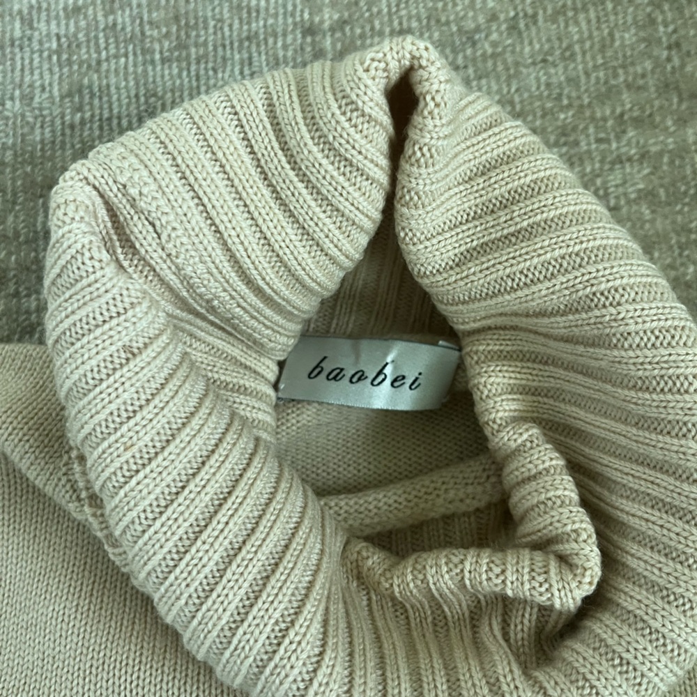 Baobei Merino wool turtle neck sweater - Picture 8 of 9
